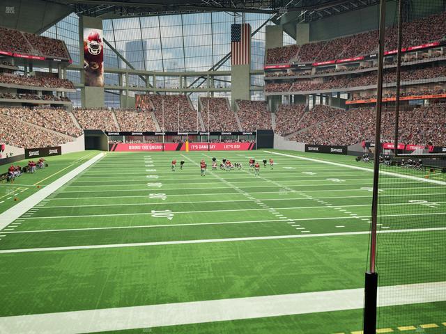 Mercedes-Benz Stadium - Section 120 Seat View