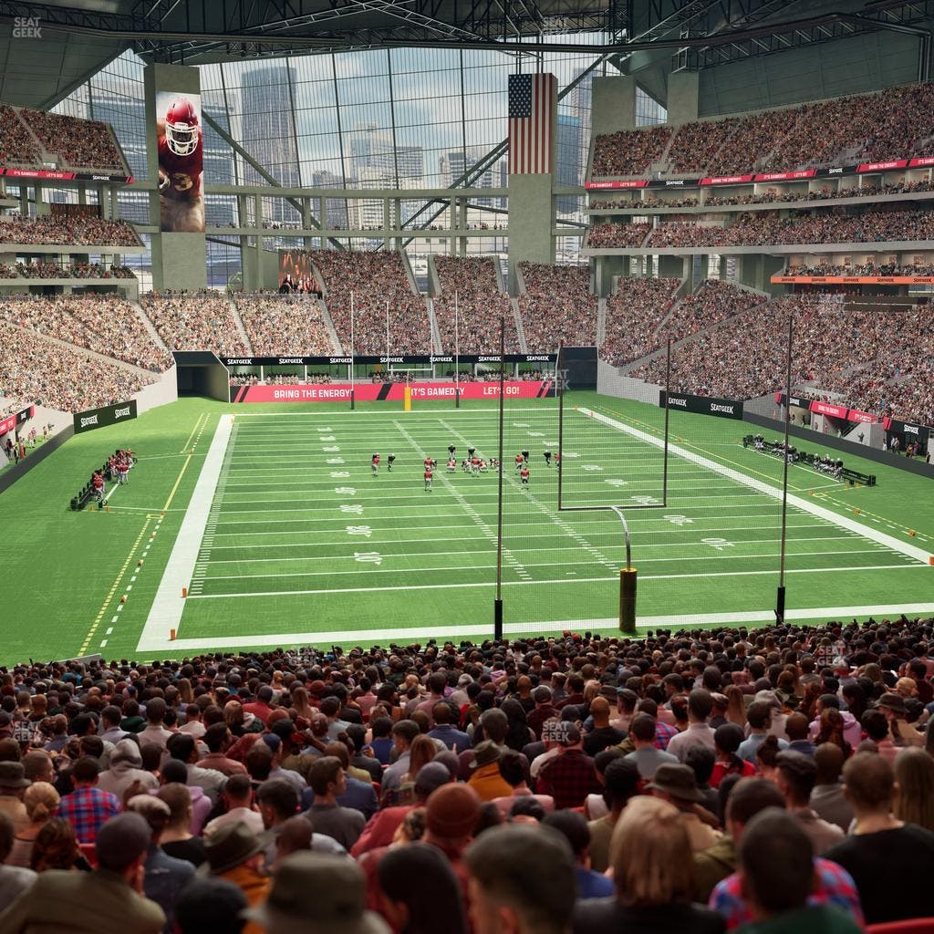 Mercedes-Benz Stadium - Section 120 Seat View