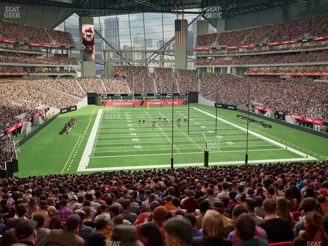 Mercedes-Benz Stadium - Section 120 Seat View