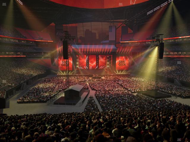 Mercedes-Benz Stadium - Section 120 Seat View