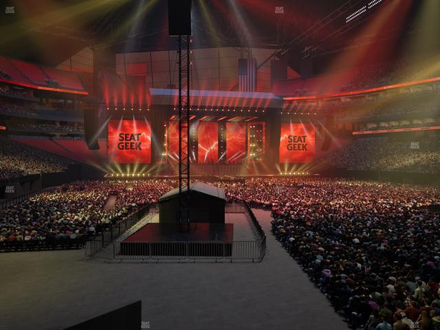 Mercedes-Benz Stadium - Section 121 Seat View