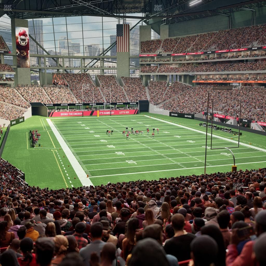 Mercedes-Benz Stadium - Section 121 Seat View