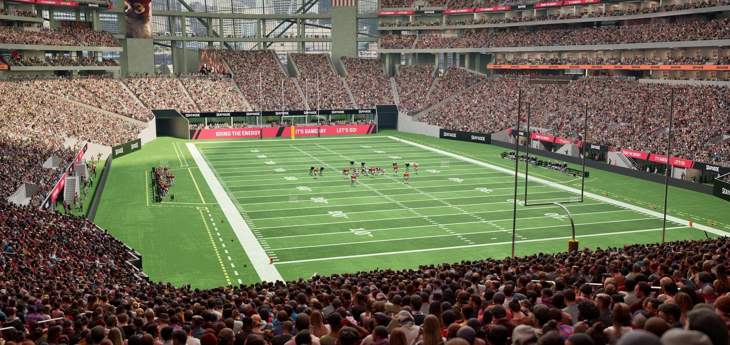 Mercedes-Benz Stadium - Section 121 Seat View