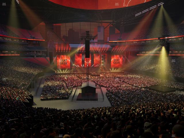 Mercedes-Benz Stadium - Section 121 Seat View