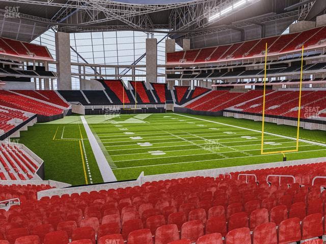 Mercedes-Benz Stadium - Section 121 Seat View