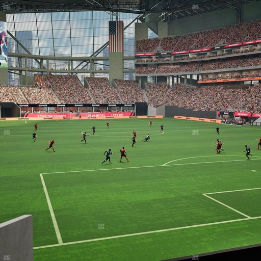 Mercedes-Benz Stadium - Section 121 Seat View