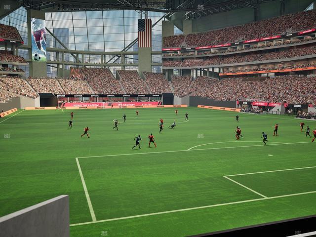 Mercedes-Benz Stadium - Section 121 Seat View
