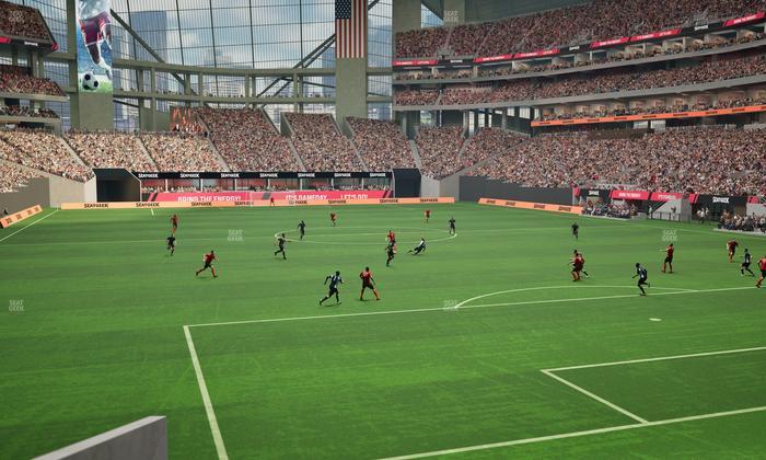 Mercedes-Benz Stadium - Section 121 Seat View