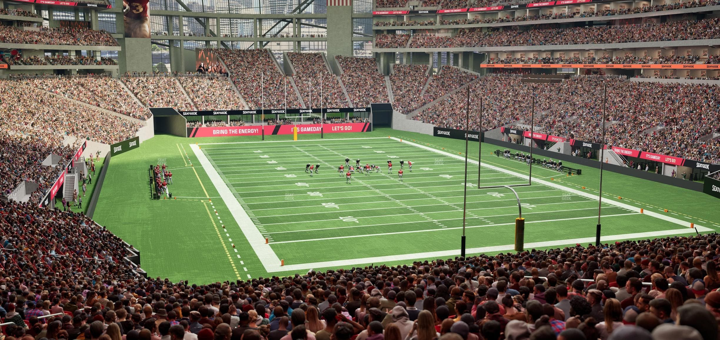 Mercedes-Benz Stadium - Section 121 Seat View