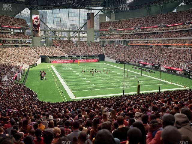 Mercedes-Benz Stadium - Section 121 Seat View