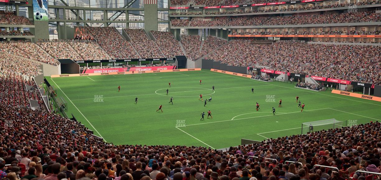 Mercedes-Benz Stadium - Section 122 Seat View