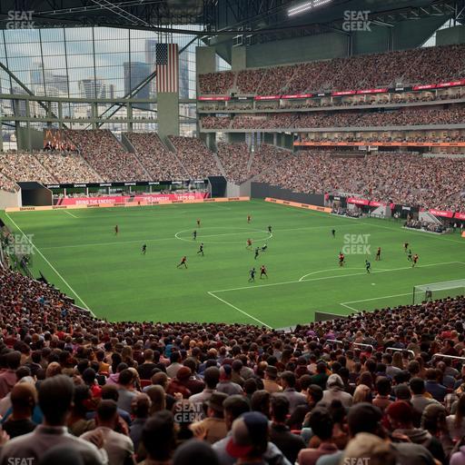 Mercedes-Benz Stadium - Section 122 Seat View