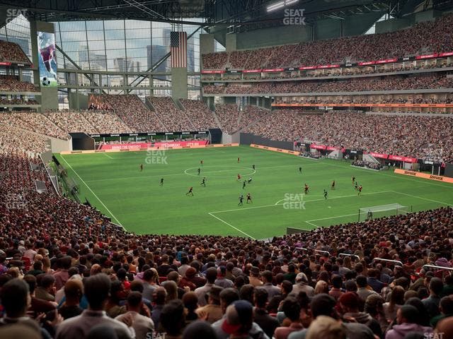 Mercedes-Benz Stadium - Section 122 Seat View