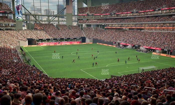 Mercedes-Benz Stadium - Section 122 Seat View