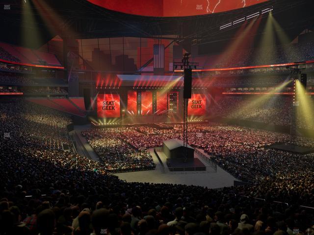 Mercedes-Benz Stadium - Section 122 Seat View