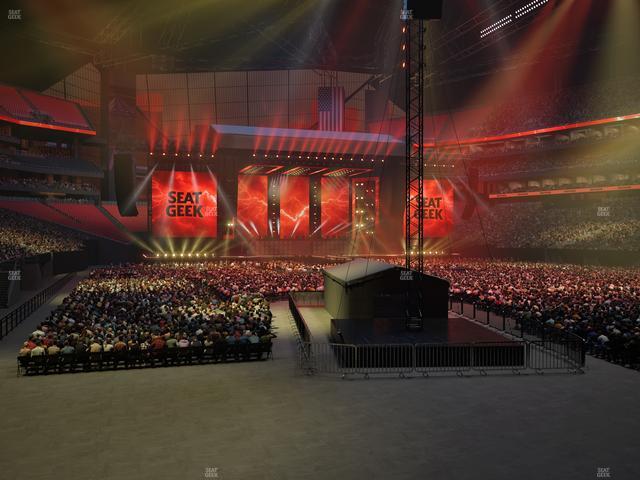Mercedes-Benz Stadium - Section 122 Seat View