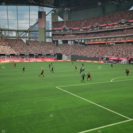 Mercedes-Benz Stadium - Section 122 Seat View