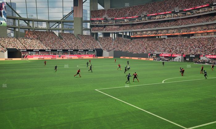 Mercedes-Benz Stadium - Section 122 Seat View