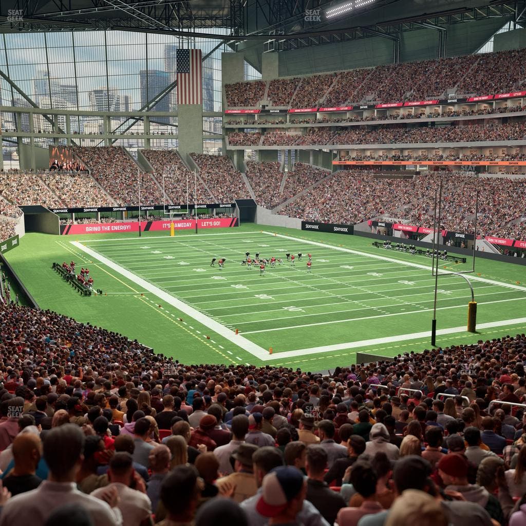 Mercedes-Benz Stadium - Section 122 Seat View