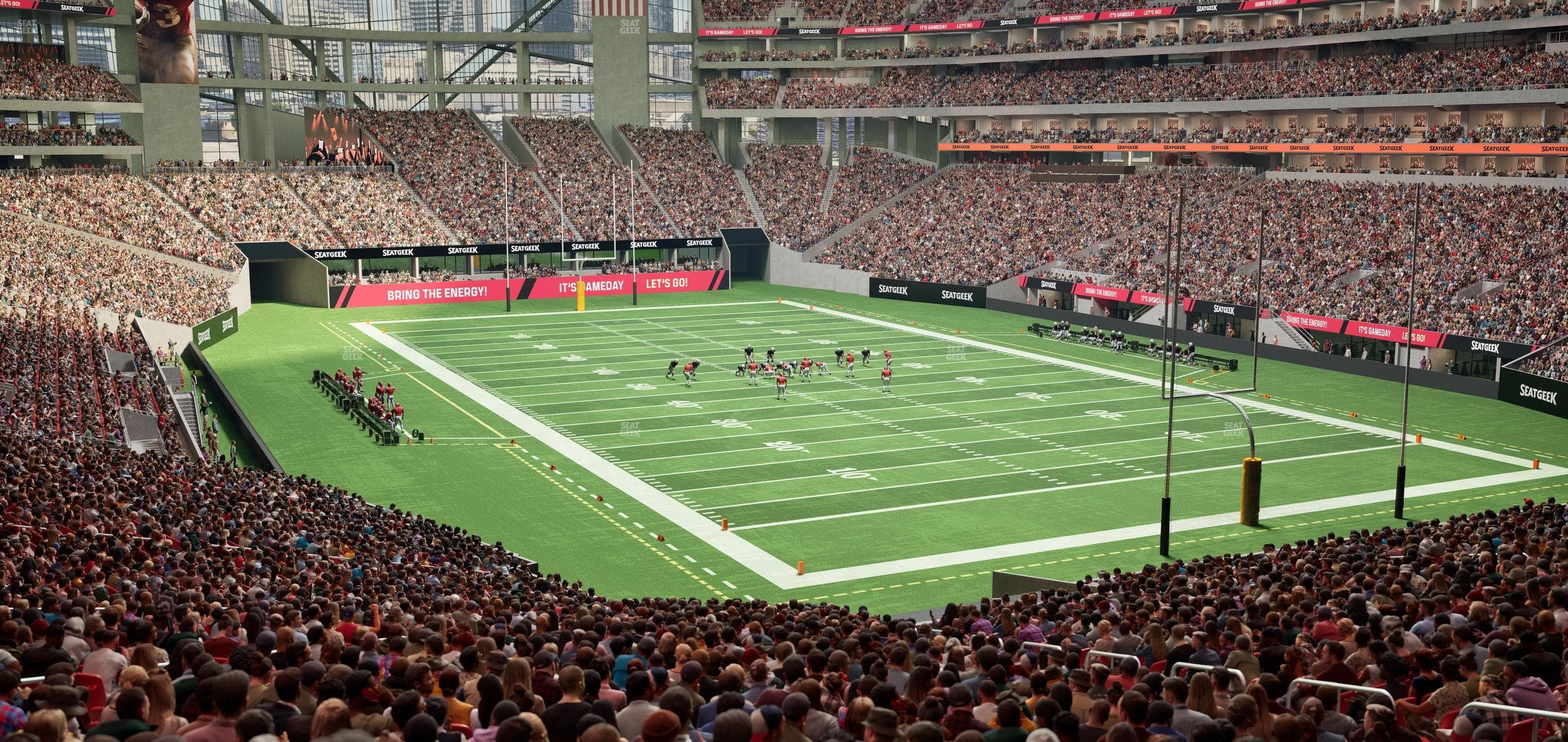 Mercedes-Benz Stadium - Section 122 Seat View