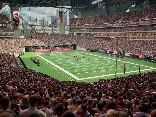 Mercedes-Benz Stadium - Section 122 Seat View