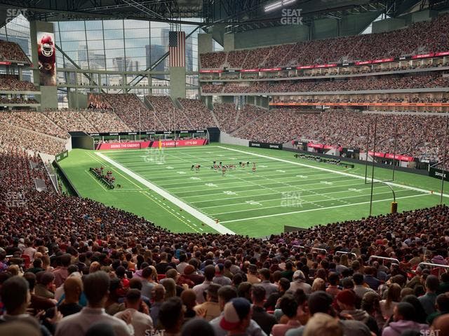 Mercedes-Benz Stadium - Section 122 Seat View