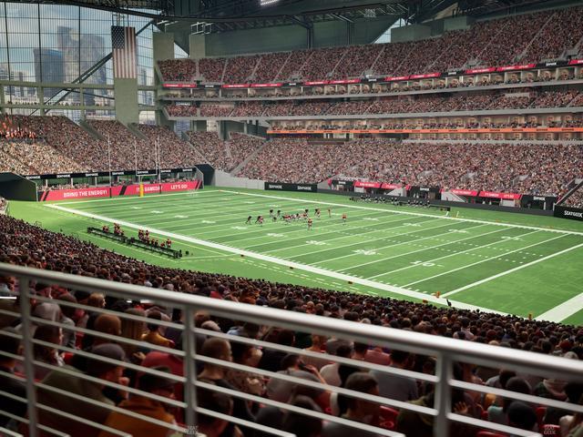 Mercedes-Benz Stadium - Section 123 Seat View