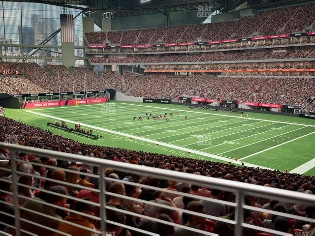 Mercedes-Benz Stadium - Section 123 Seat View
