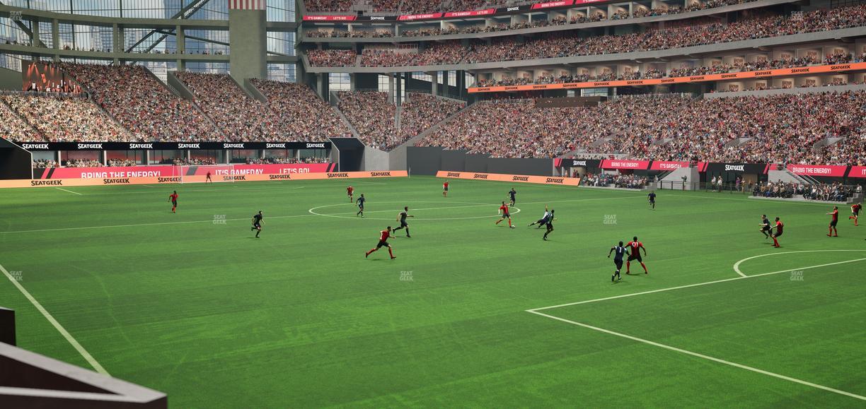 Mercedes-Benz Stadium - Section 123 Seat View