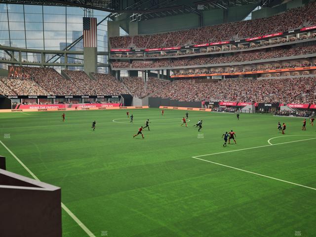 Mercedes-Benz Stadium - Section 123 Seat View