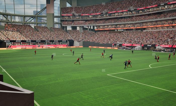 Mercedes-Benz Stadium - Section 123 Seat View