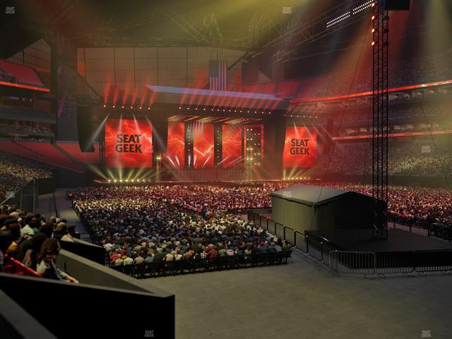 Mercedes-Benz Stadium - Section 123 Seat View