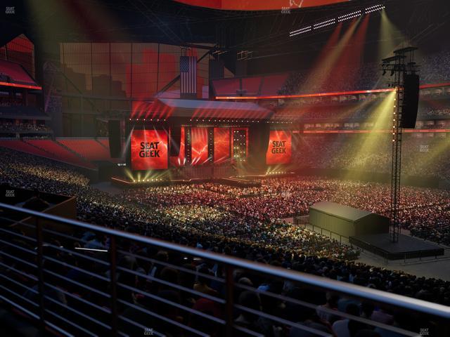 Mercedes-Benz Stadium - Section 123 Seat View