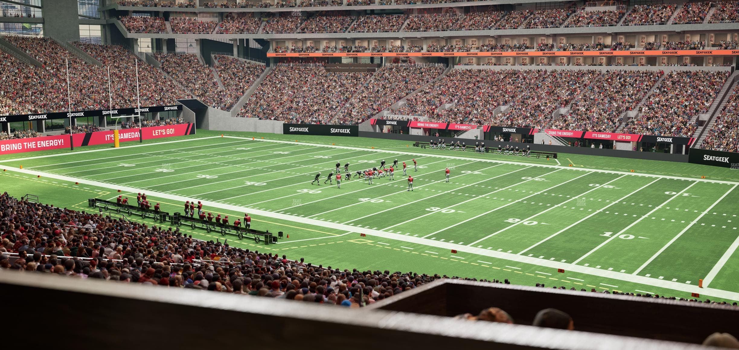 Mercedes-Benz Stadium - Section 124 L Seat View