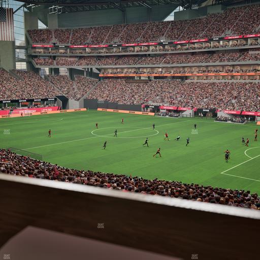 Mercedes-Benz Stadium - Section 124 L Seat View