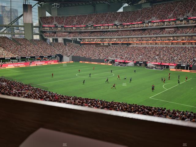 Mercedes-Benz Stadium - Section 124 L Seat View