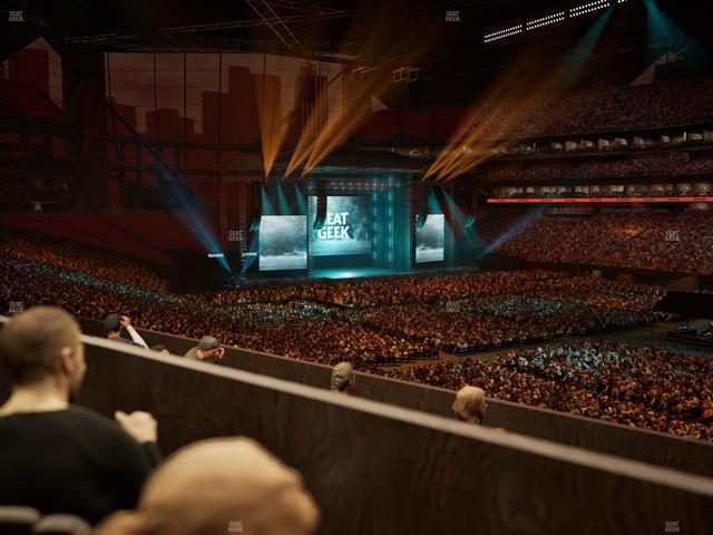 Mercedes-Benz Stadium - Section 124 L Seat View