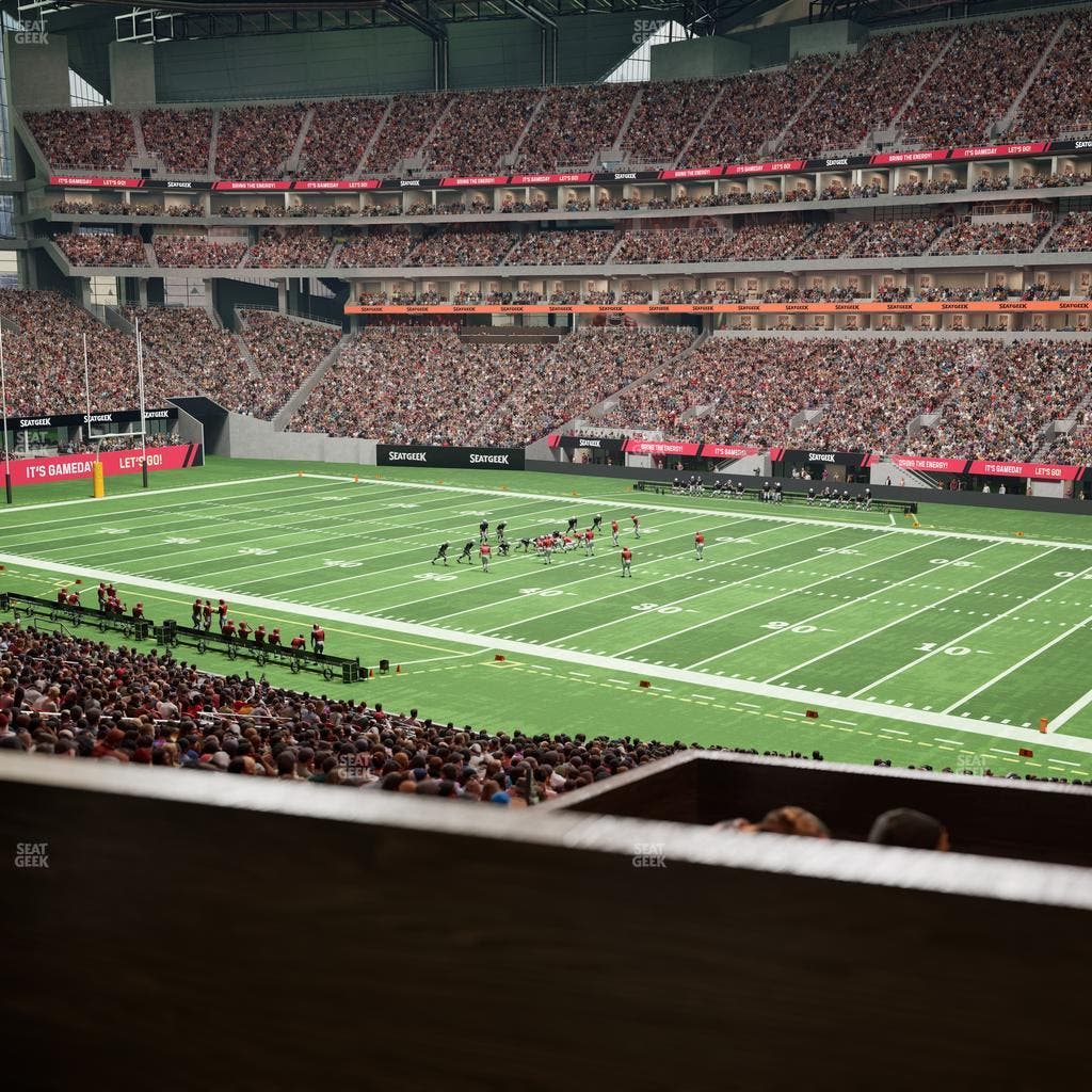 Mercedes-Benz Stadium - Section 124 L Seat View