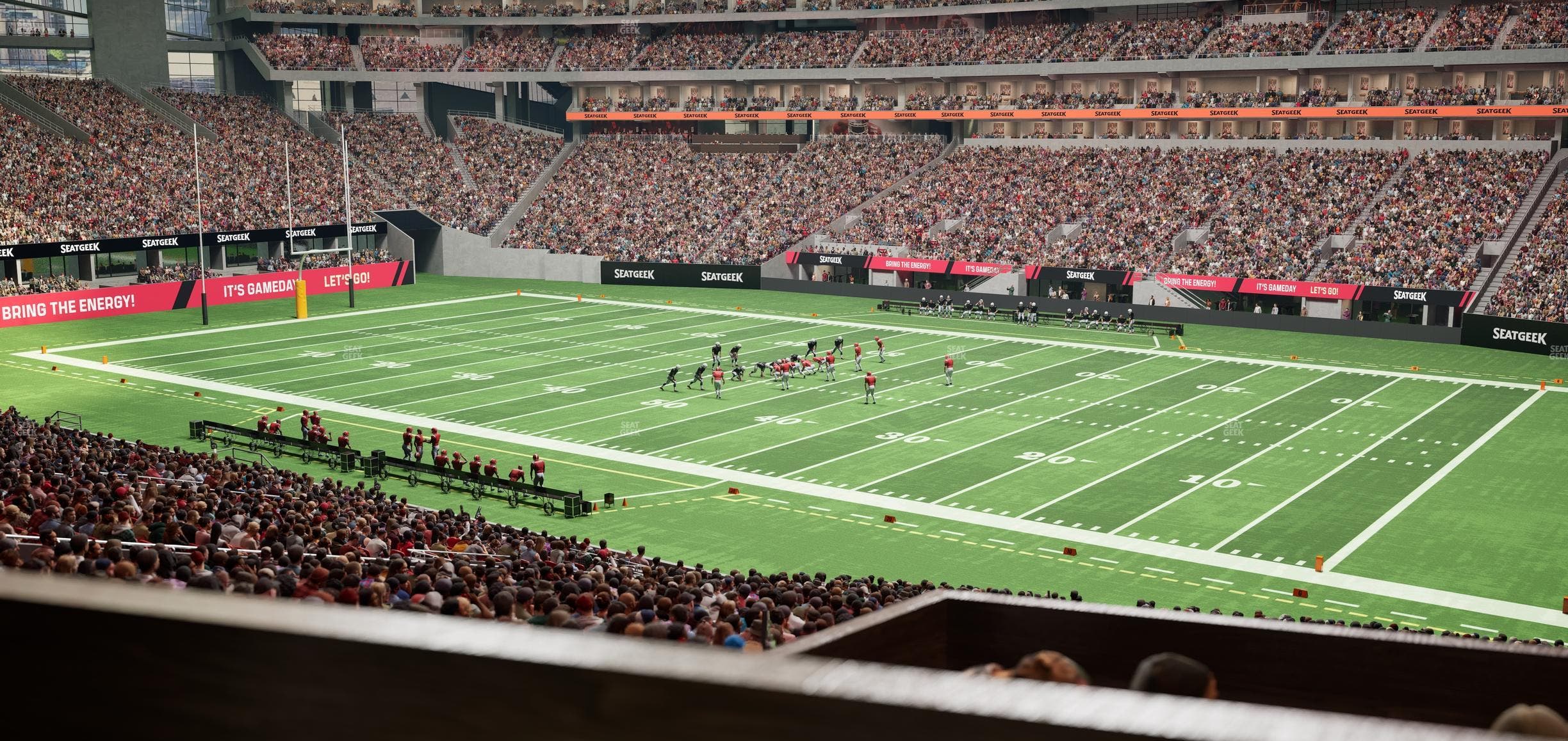 Mercedes-Benz Stadium - Section 124 L Seat View