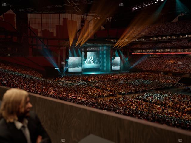 Mercedes-Benz Stadium - Section 124 L Seat View