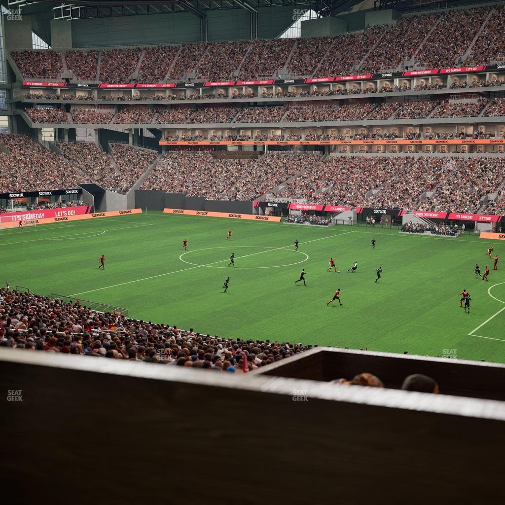 Mercedes-Benz Stadium - Section 124 L Seat View