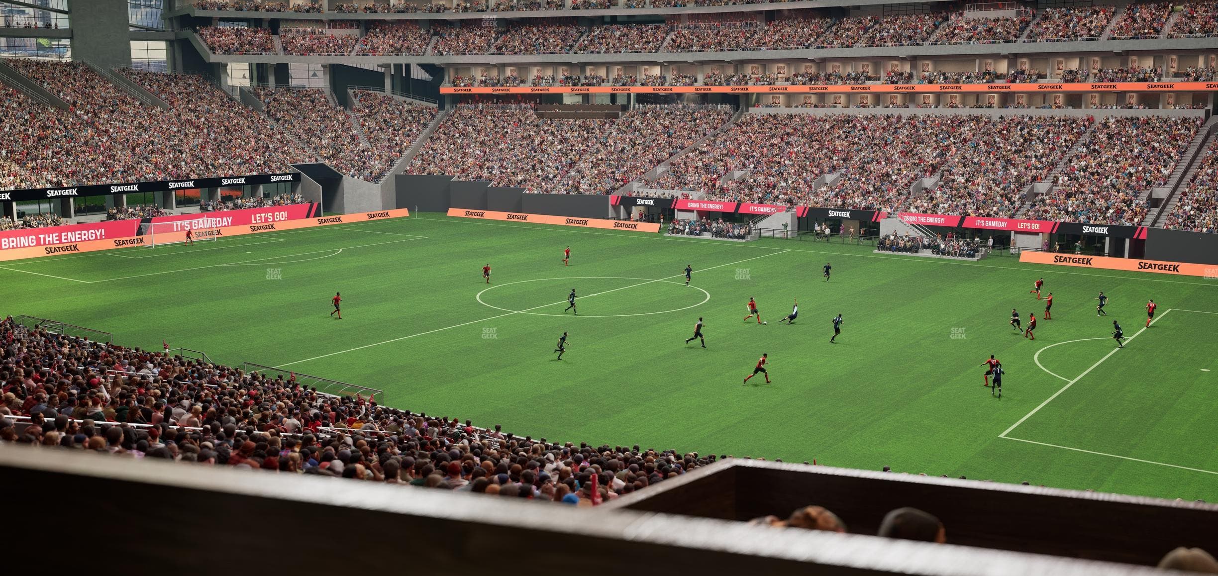 Mercedes-Benz Stadium - Section 124 L Seat View