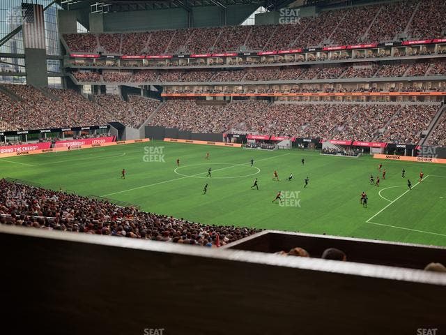 Mercedes-Benz Stadium - Section 124 L Seat View