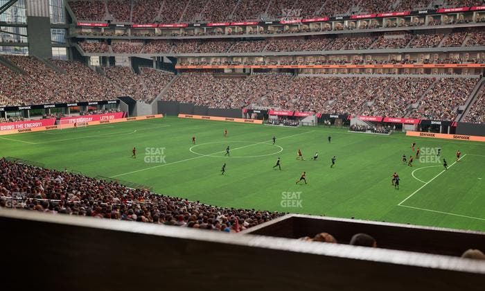 Mercedes-Benz Stadium - Section 124 L Seat View