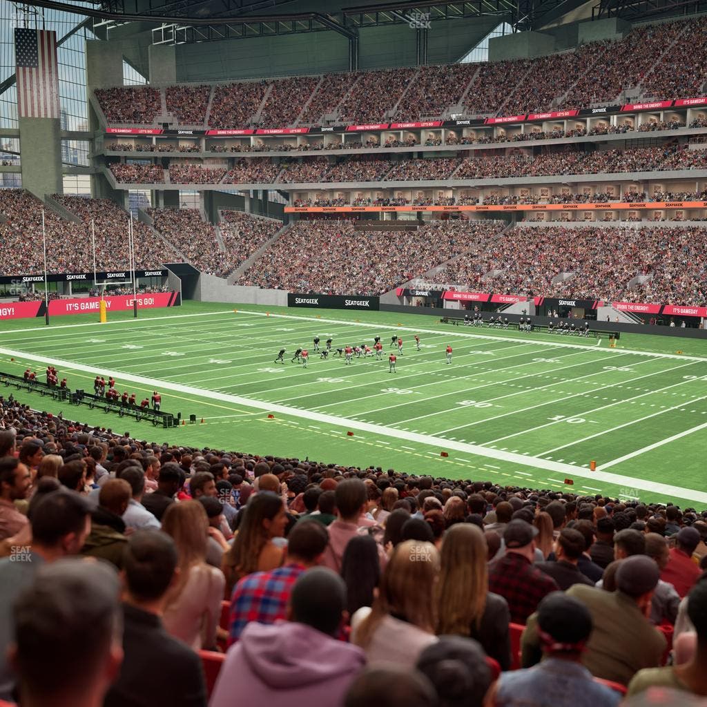 Mercedes-Benz Stadium - Section 124 Seat View