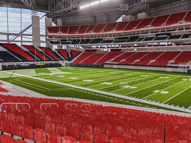 Mercedes-Benz Stadium - Section 124 Seat View