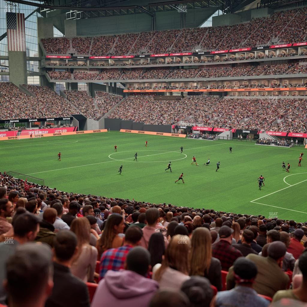 Mercedes-Benz Stadium - Section 124 Seat View