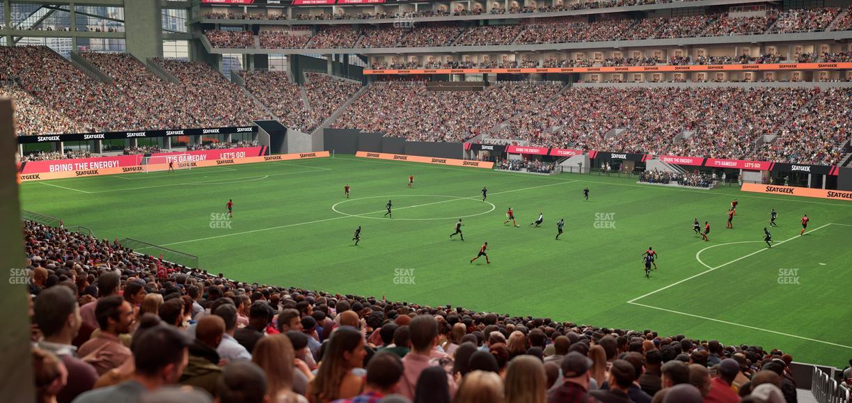 Mercedes-Benz Stadium - Section 124 Seat View