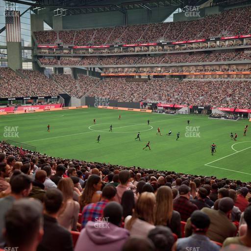 Mercedes-Benz Stadium - Section 124 Seat View