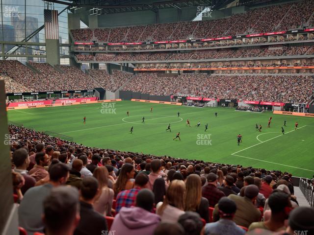 Mercedes-Benz Stadium - Section 124 Seat View